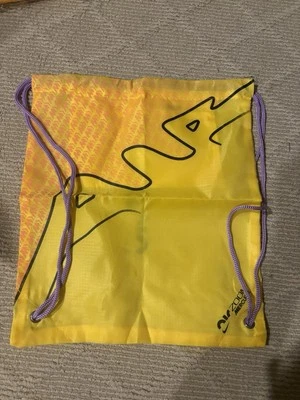 Nike Air Zoom Mercurial Bolso de Botines de Fútbol Amarillo Naranja Cordón Gimnasio Paquete Nuevo Foto 1 de 3