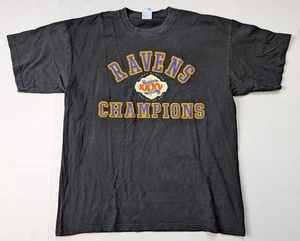 Vintage Baltimore Ravens Shirt Mens XL Embroidered Super Bowl XXXV Champions NFL - Picture 1 of 8