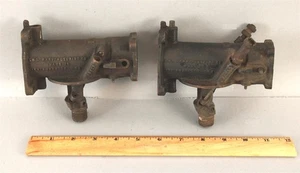 2 corpi carburatore OEM autentici Harley Davidson Panhead moto Linkert M75 - Foto 1 di 9