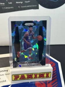 2017-18 Panini Prizm Frank Mason III Blue Cracked Ice Prizm RC /99 - Picture 1 of 2
