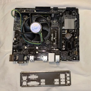 Asus PRIME B250M-K i3-7100 CPU + 8GB DDR4 Heatsink Motherboard I/O Shield - Photo 1/4