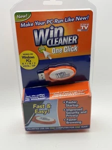 Win Cleaner USB TV One Click PC Computer Windows Clean Repair Protect NEW. Zz - Picture 1 of 2