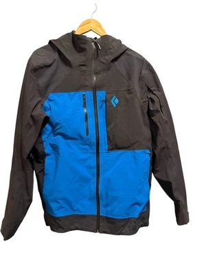 Chaqueta Parka Negra Diamante Recon Stretch PRO Shell Azul Martín Pescador Para Hombres M Foto 1 de 4