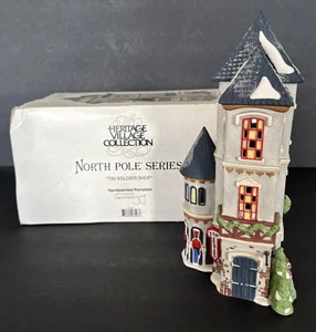 Dept 56 Tin Soldier Shop Polo Nord serie 5638-3 vintage 1995 con scatola originale - Foto 1 di 13