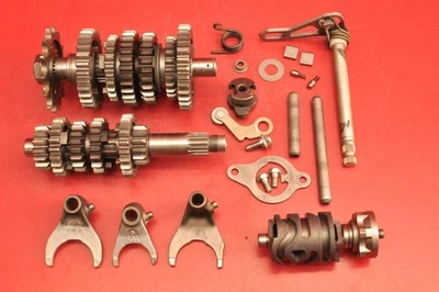 Yamaha YZ125 2014 05-22 transmisión engranajes eje cambio horquilla tambor completo ¡BONITO! Foto 1 de 4