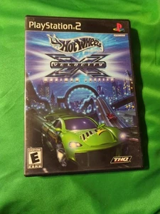 Hot Wheels Velocity X Maximum Justice Sony PlayStation 2 PS2 CIB Complete Manual - Picture 1 of 2