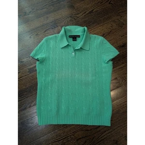 Ralph Lauren Black Label 100% Cashmere Collared Sweater - Picture 1 of 4