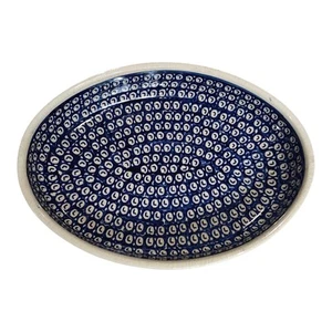 Vintage Boleslawiec Polnische Keramik Oval Ofen Bäcker Kasserolle Schüssel - Bild 1 von 9