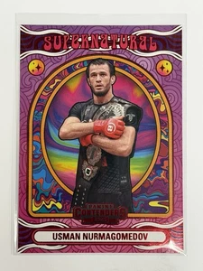 2025 Panini Contenders PFL - SUPERNATURAL - Usman Nurmagomedov #14 - Red Foil - Bild 1 von 2