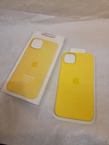 Apple Silikon Case mit MagSafe für iPhone 14 Plus - Kanariengelb - Bild 1 von 5