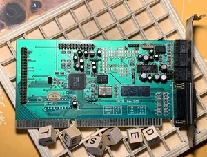 Yamaha YMF719E-S OPL3 ISA Karta dźwiękowa Vintage Windows 95 98 DOS - Zdjęcie 1 z 4