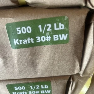 Duro Brown Paper Bag 1/2 Lb - 500 Count - Picture 1 of 5