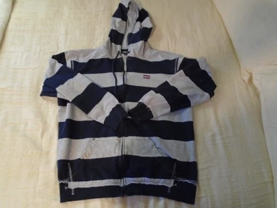 Sudadera con capucha vintage Phat Farm cremallera a rayas talla XL felpa francesa Foto 1 de 3