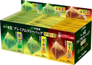 New ITO EN Oi Ocha Premium Tea Bags 60P Green Genmaicha Hojicha Assortment Japan - Picture 1 of 9