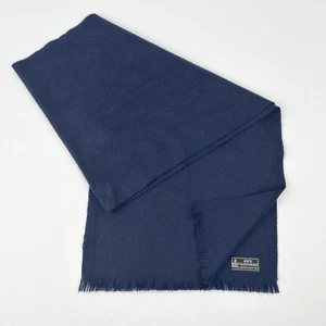 Handcraft Inc 100 Kaschmir Schal Marineblau 50x12 Hergestellt in Japan - Bild 1 von 3