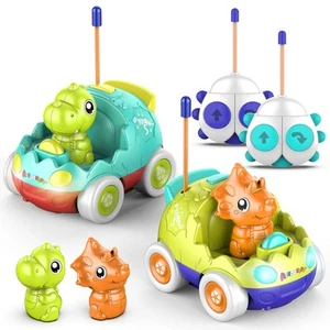 Ferngesteuertes Auto für Kleinkinder Kleinkind Spielzeug für 18+ Monate RC Autos mit LED L... - Bild 1 von 6
