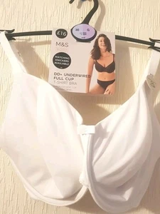 MARK &SPENCER BODY UNDERWIRED FULL CUP T-SHIRT BRA 30G WHITE - Picture 1 of 7