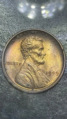 1909-VDB Lincoln Wheat Cent Red great condition - Image 1 of 2