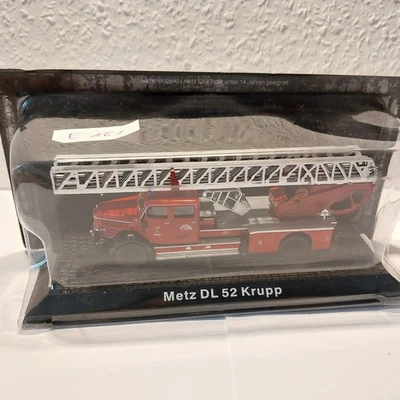 E151 Metz DL 52 Krupp 1:43 Spur 0  Feuerwehr Leiterwagen Drehleiter Feuerwehraut - Bild 1 von 4