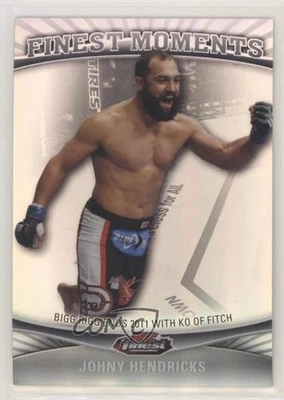 2012 Topps Finest UFC Finest Moments Refractor Johny Hendricks #FM-JH - Image 1 of 2