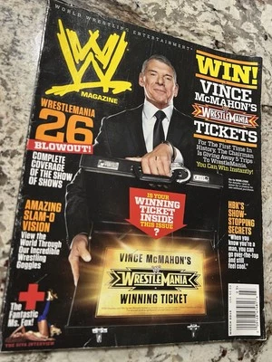 Vince McMahon March 2010 Wrestling Magazine Raw WWE WWF WrestleMania - Изображение 1 из 3