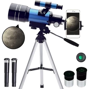 Telescope for Adults & Kids,70mm Aperture (15X-150X) Portable Refractor5932 - Picture 1 of 6
