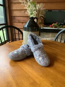 Skechers Bobs Womens Too Cozy Pooch Parade Slippers Size 7 Faux Fur Slip On New - Picture 1 of 6