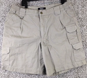 5.11 Cargo Shorts Mens Size 38 Beige Tactical Series Pockets Elastic Waist - Bild 1 von 7