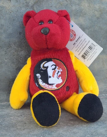 Limited Treasures Florida State Seminoles Bean Teddy Bear Plush With Tags Cover