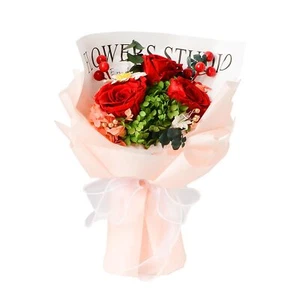Preserved Flowers Bouquets Red Rose Flower for Delivery Real Flower Roses Sy... - Picture 1 of 8