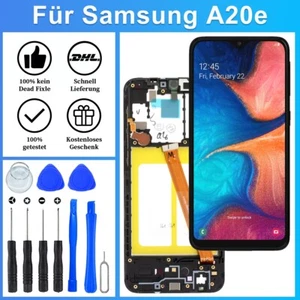 Original Samsung Galaxy A20e SM-A202F LCD Display Touch Screen Bildschirm Black - Bild 1 von 9