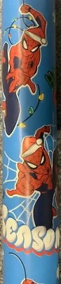 2m Spiderman Design Christmas Gift Wrapping Paper 2 Metre NEW  - Image 1 of 3
