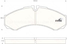 Front Brake Pads Set Iveco:DAILY III,DAILY II,DAILY IV 2994086 42548191 2996091