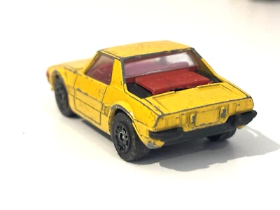 1974 vintage Corgi Juniors 1.64 Fiat X/19 Bertone diecast yellow A2 - Image 1 of 4