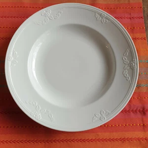 V&B FIORI WEISS   Suppenteller Ø 24 cm gut  leichte Spuren VILLEROY&BOCH mehr - Imagen 1 de 2