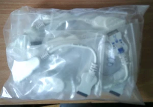 Menge 10 3com 10/100 Dongle Kabel für PCMCIA Netzwerkkarten 07-0408-000 NEU - Bild 1 von 6