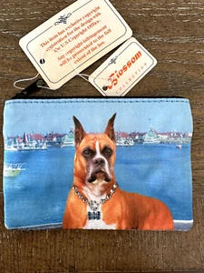 Cartera de monedas Blossom Collection Boxer By the Sea Dog 5,25x3,75" para cachorro - Imagen 1 de 12