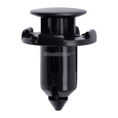 100pcs Push Type Splash Retainer Bumper Clips for Honda for Mitsubishi MR200300 - image 1 of 4