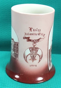 Philadelphia Lulu Temple Shriners Mug - 1904 Atlantic City New Jersey Souvenir - Picture 1 of 6