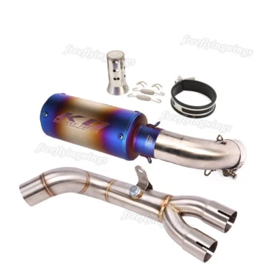 For Honda CB1000R 2009-2018 Motorcycle Exhaust Muffler Tip Mid Link Pipe System - Image 1 of 4