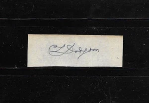 Autógrafo de autor Lewis Carroll reimpreso en papel genuino de la década de 1880 - Imagen 1 de 1
