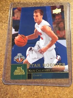 2009-10 Upper Deck Basketball Gold Lettering # 221 Nick Calathes RC 1 - Image 1 of 2