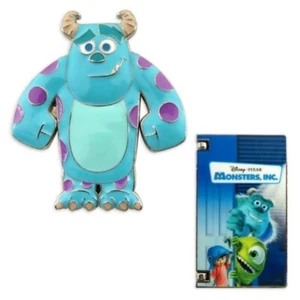 Disney Monster Inc VHS Pin Set – 2 Pins Limited Release New in Box - Picture 1 of 1