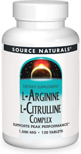 Source Naturals L-Arginine L-Citrulline Complex, 120 120 Count (Pack of 1) 