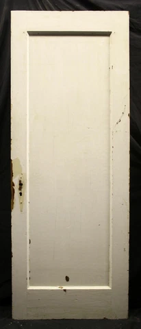 27x75" Antique Vintage Old SOLID Wooden Interior Pantry Closet Door Single Panel Cover