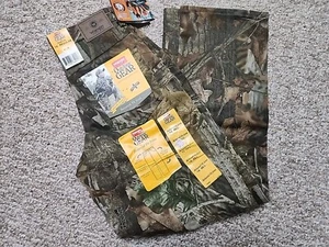 Wrangler Camo Jeans Youth 16 Regular Double Knee Advantage Timber Vintage NWT - Picture 1 of 15