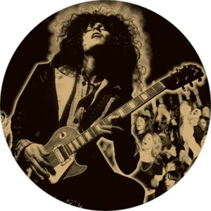 Chapa/Badge Marc Bolan . pin button t. rex glam rock annd roll tyrannosaurus - Imagen 1 de 2