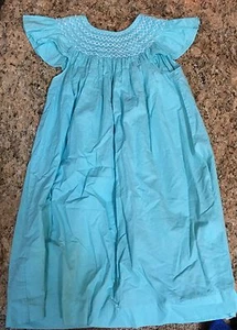 MOM AND ME Girls LIGHT BLUE DESIGNER Dress Size GREAT CONDITION!!!!!! - Picture 1 of 4