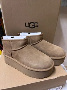 UGG  Women's Ultra Mini Platform Chestnut  Boots (1135092) New 100% Authentic !! - Picture 1 of 7