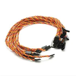 4 Stück Servo Kabel Verlängerung Verdrillt 30cm 300mm JR Graupner Twisted 24AWG - Bild 1 von 11